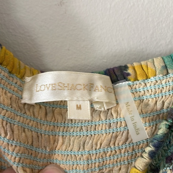 LoveShackFancy Capri Midi Dress Acai
Berry Blue Floral Summer M - Picture 11 of 14